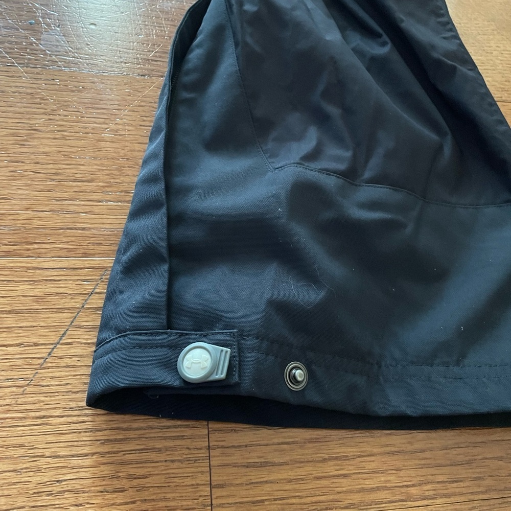 Under Armour Mens Black Nylon Lined Waterproof Windproof Pants‎ XL Performance - Picture 2 of 13
